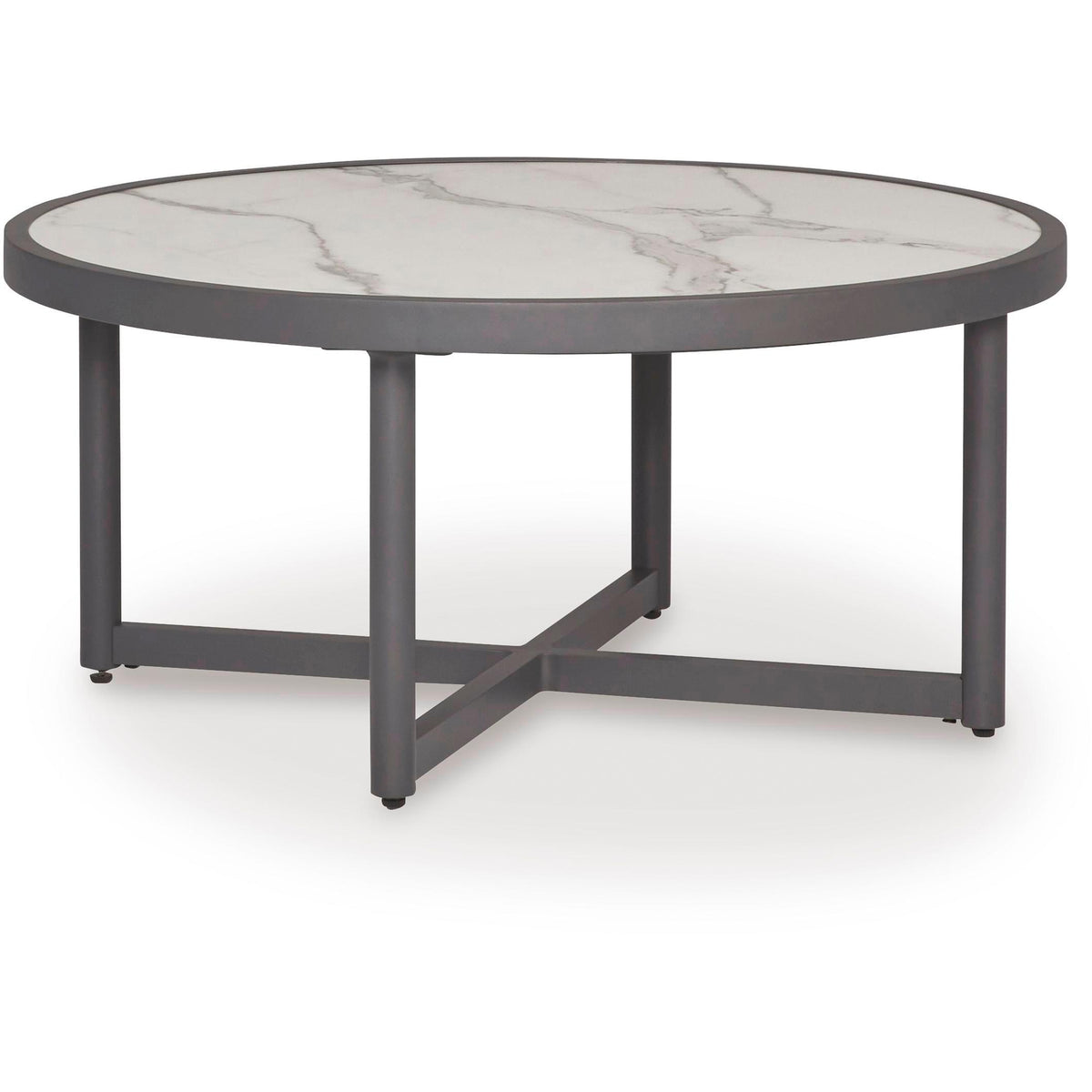 Signature Design by Ashley Ocean Beach PCP510-708 Round Cocktail Table IMAGE 1