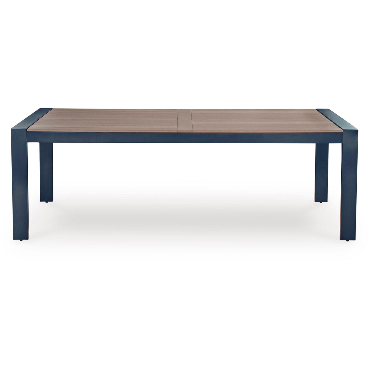 Signature Design by Ashley East Beach PCP587-625 Rectangular Dining Table with Umbrella Option IMAGE 2