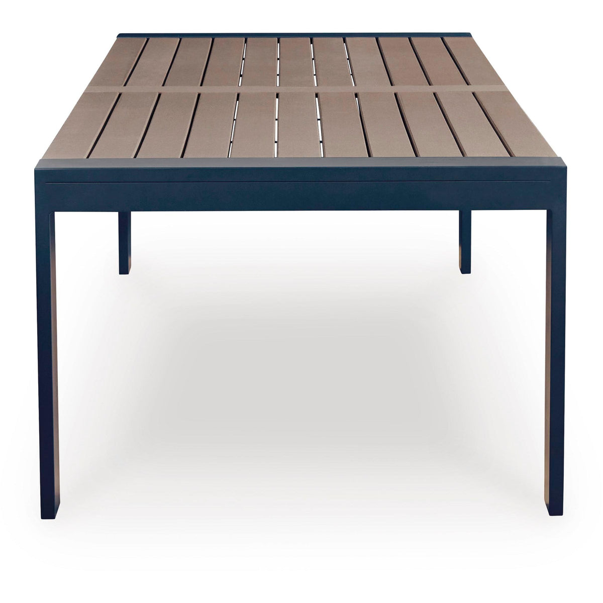 Signature Design by Ashley East Beach PCP587-625 Rectangular Dining Table with Umbrella Option IMAGE 3