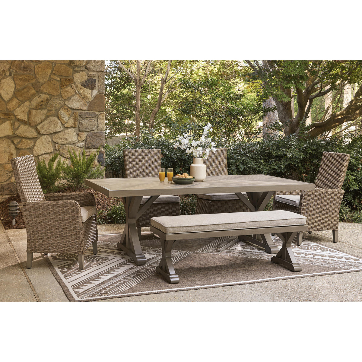 Signature Design by Ashley Laguna Heights PCP790-600 Bench with Cushion IMAGE 4