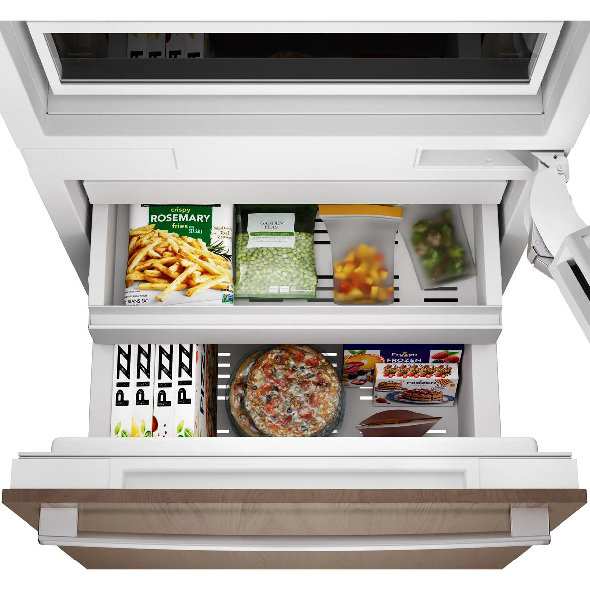 Bosch 30-inch, 16.5 cu.ft. Built-in Bottom Freezer with Wi-Fi Connect B30IB100SP IMAGE 10