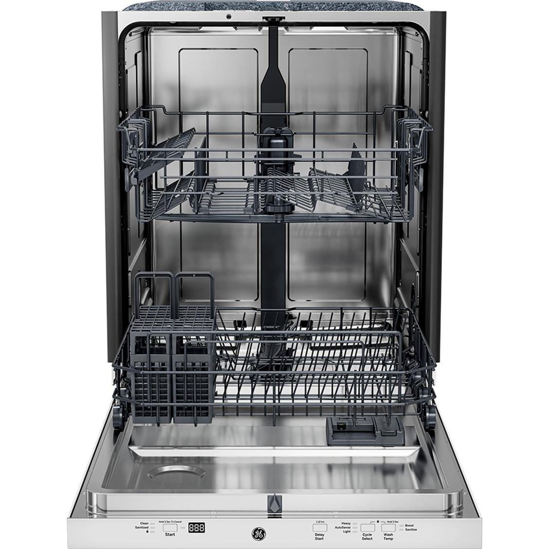 GE Top Control Dishwasher with Auto Open Dry GBT500SGVWW IMAGE 2