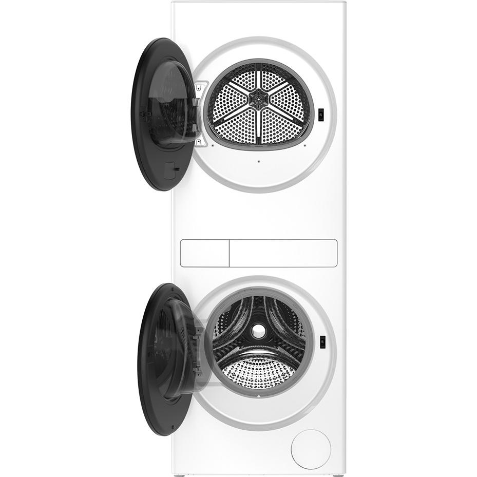 Whirlpool 24-in Compact ENERGY STAR® Certified Ventless Heat Pump Laundry Tower with Washer and Electric Dryer YWFH5424SW IMAGE 2