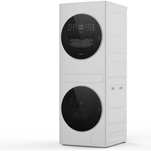 Whirlpool 24-in Compact ENERGY STAR® Certified Ventless Heat Pump Laundry Tower with Washer and Electric Dryer YWFH5424SW IMAGE 4