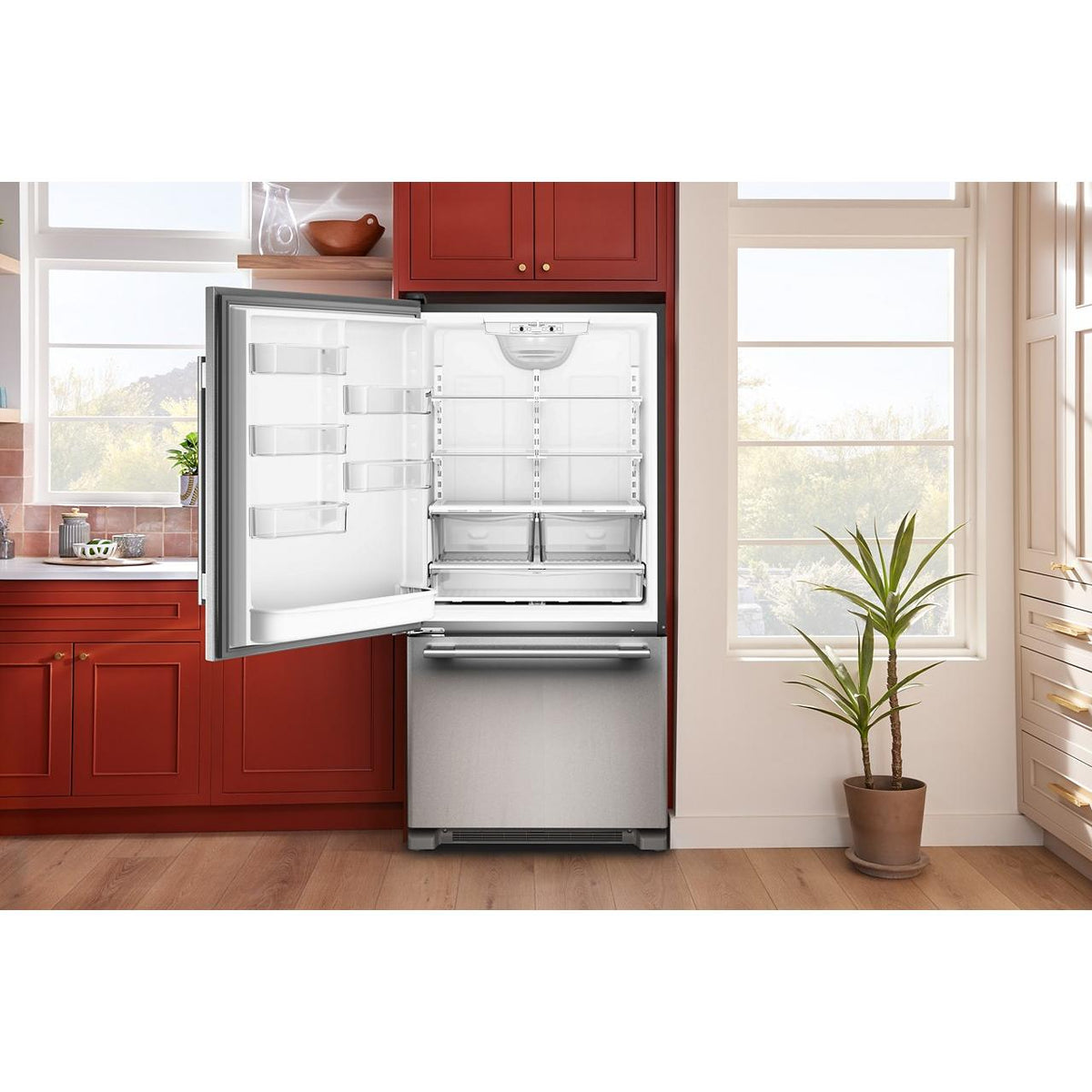 KitchenAid 33-inch, 22 cu. ft. Freestanding Bottom Freezer Refrigerator KRBL133SPS IMAGE 7