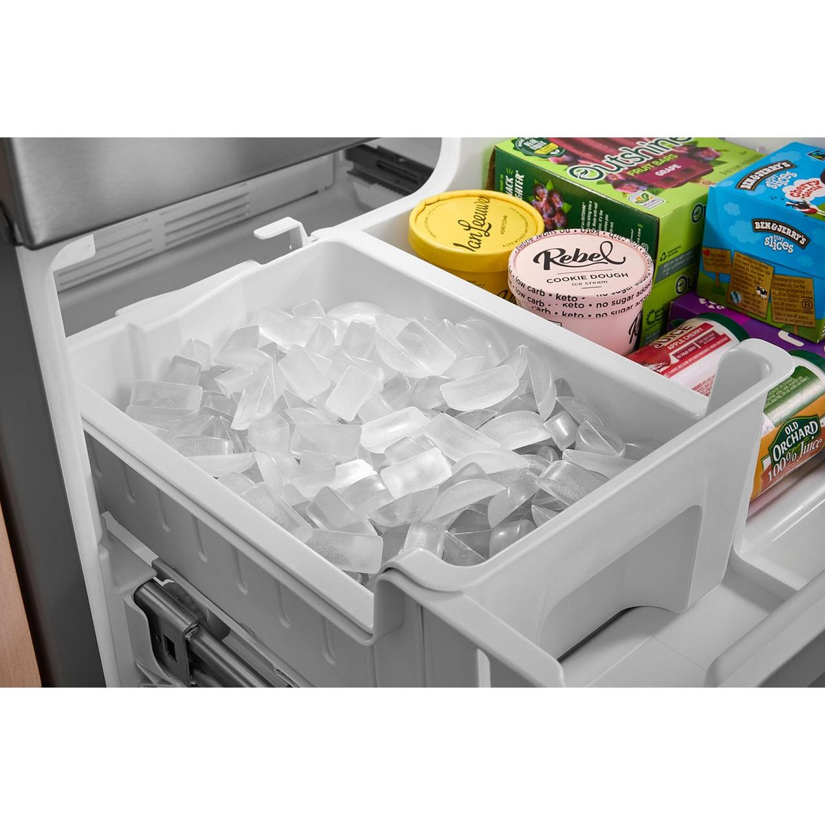 KitchenAid 30-inch, 20 cu. ft. Freestanding French 3-Door Refrigerator with Water Dispenser KRFF330SPS IMAGE 15
