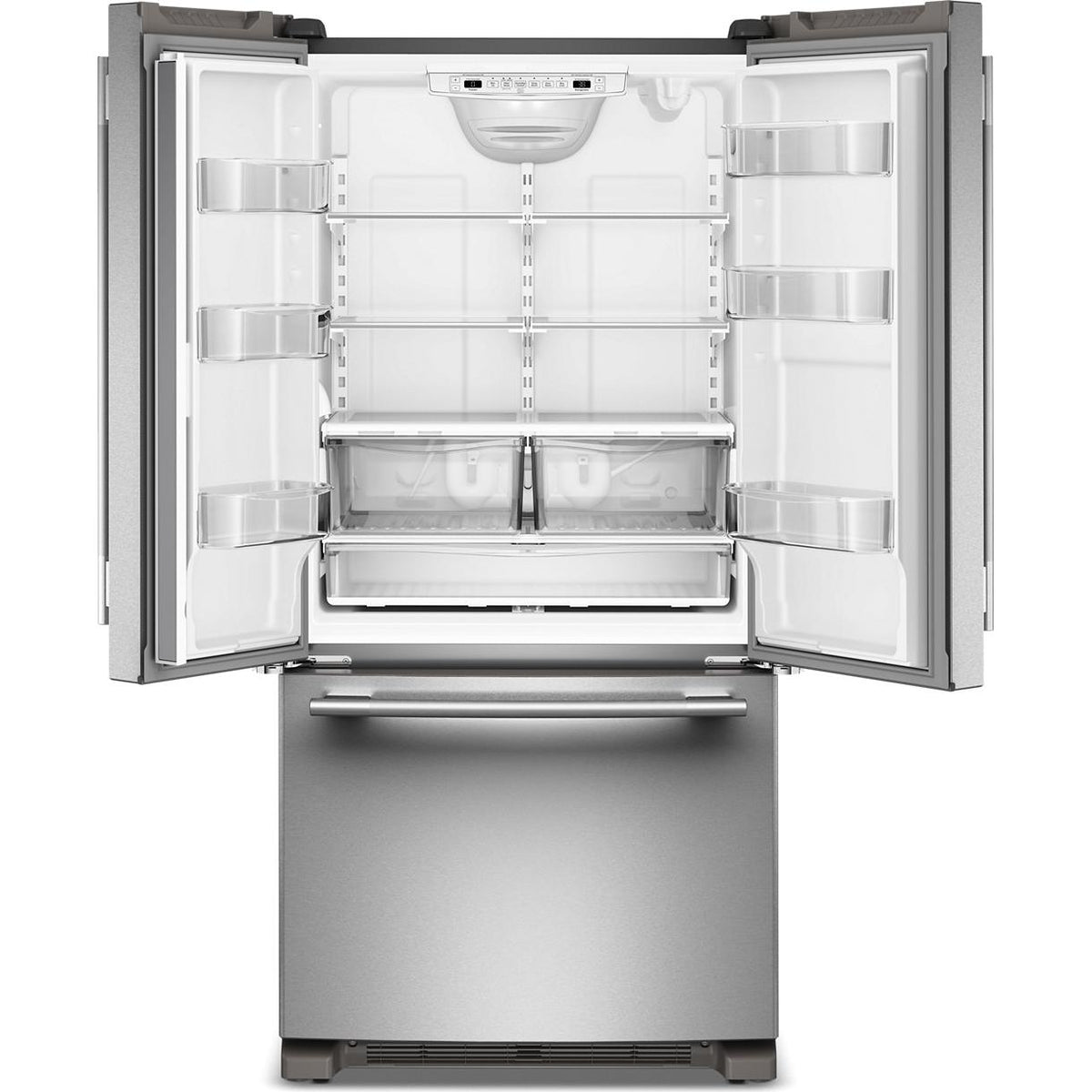 KitchenAid 33-inch, 22 cu. ft. Freestanding French 3-Door Refrigerator with Ice Maker KRFF333SPS IMAGE 3