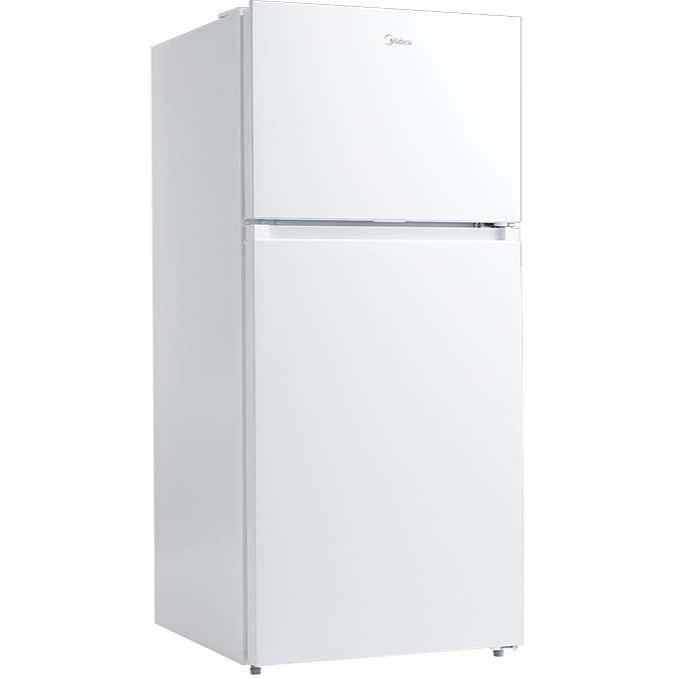 Midea 28-inch, 14.2 cu. ft. Freestanding Top Freezer Refrigerator MRT14D2BWW IMAGE 2