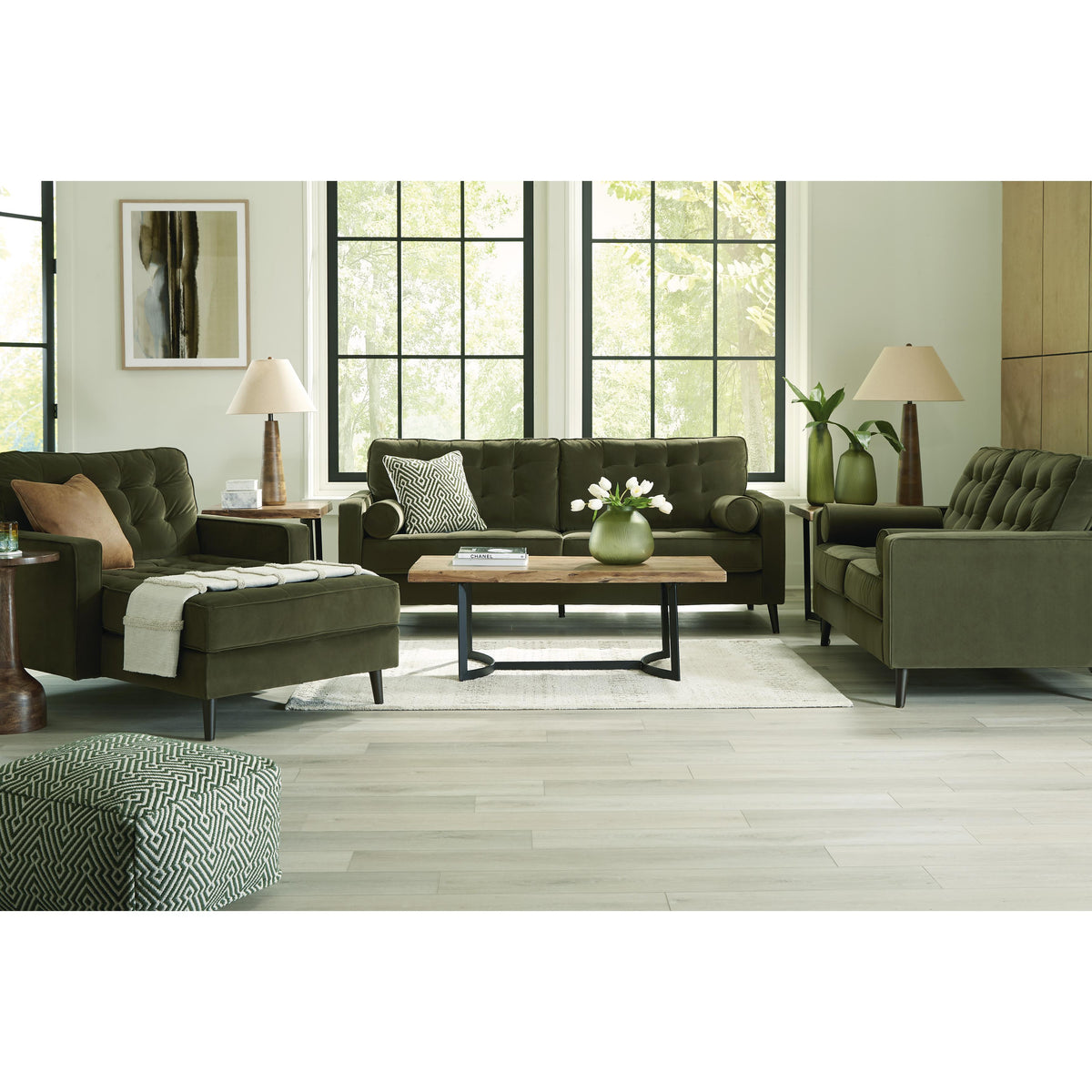 Ashley Reveon Lakes Stationary Fabric Loveseat 2640435 IMAGE 10