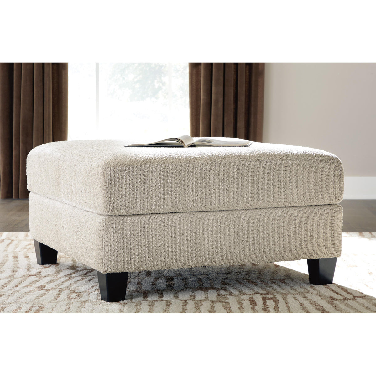 Benchcraft Steelwater Retreat Fabric Ottoman 6670408 IMAGE 3