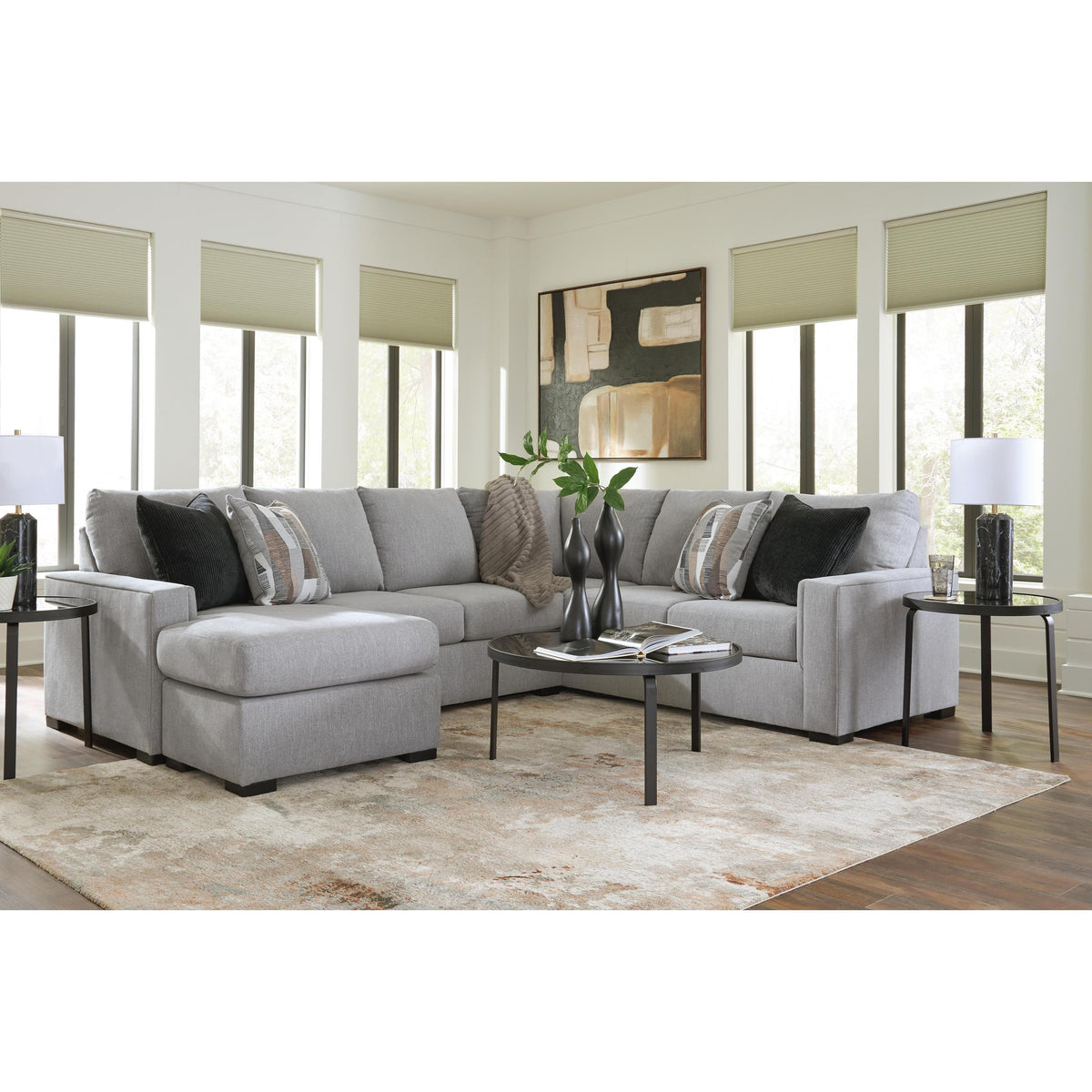 Benchcraft Lakepoint 2 pc Sectional 6680402/6680449 IMAGE 3