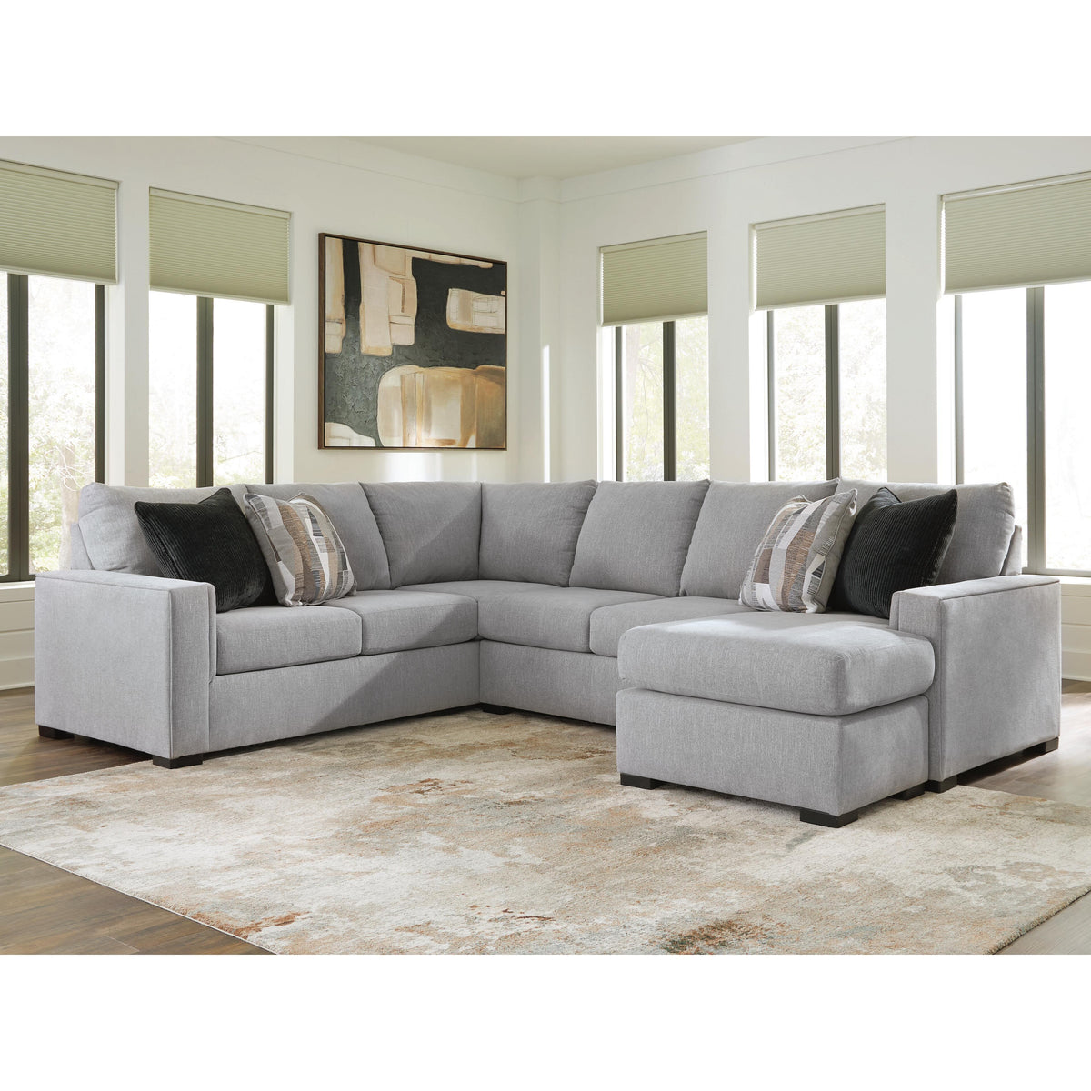 Benchcraft Lakepoint 2 pc Sectional 6680403/6680448 IMAGE 2