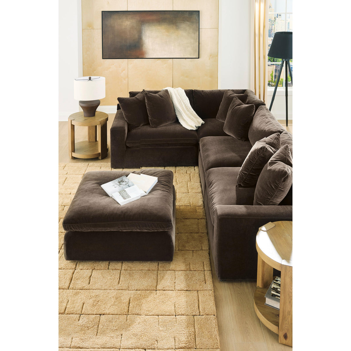 Benchcraft Maxton Heights Fabric Ottoman 6780708 IMAGE 5