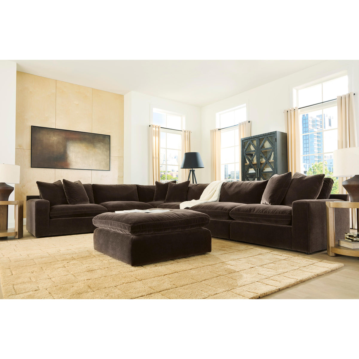 Benchcraft Maxton Heights Fabric Ottoman 6780708 IMAGE 6