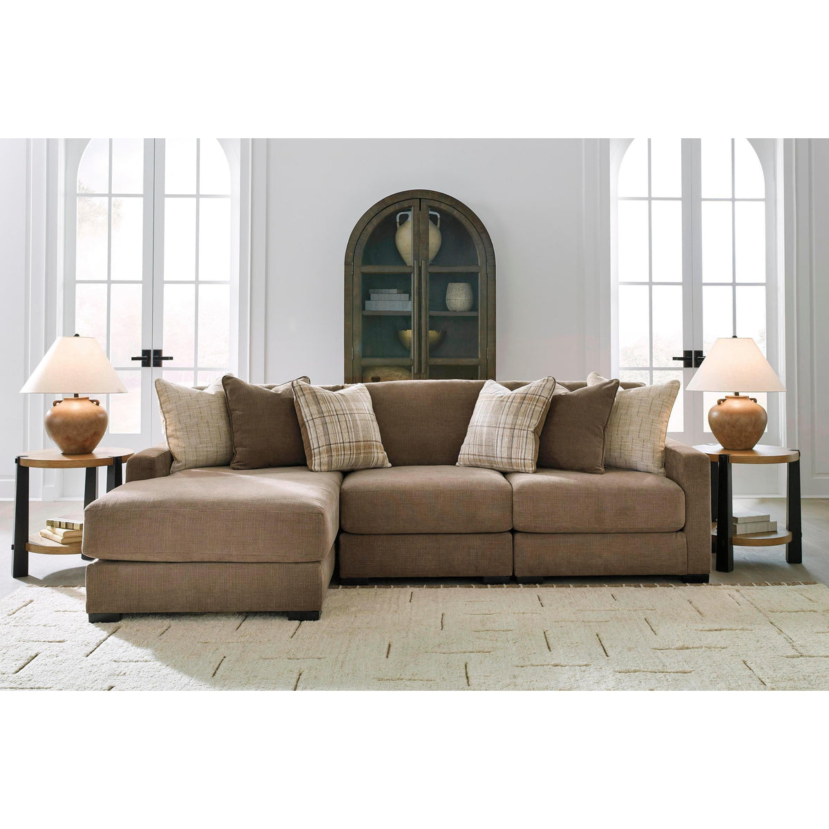 Benchcraft Camellia-Court 3 pc Sectional 6820716/6820746/6820765 IMAGE 1