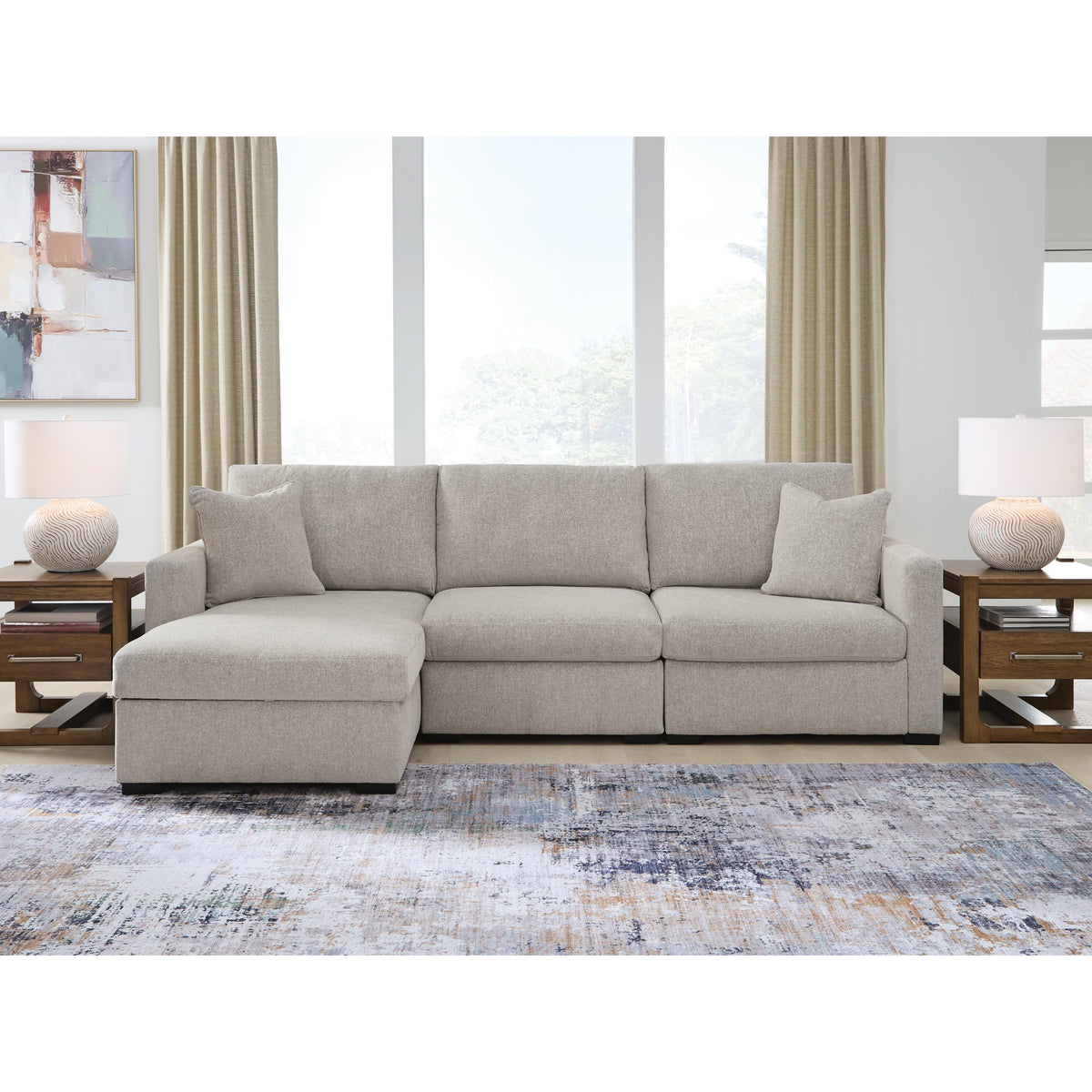 Benchcraft ModMax Luxe Stationary Fabric Sofa 6860516/6860546/6860565 IMAGE 1