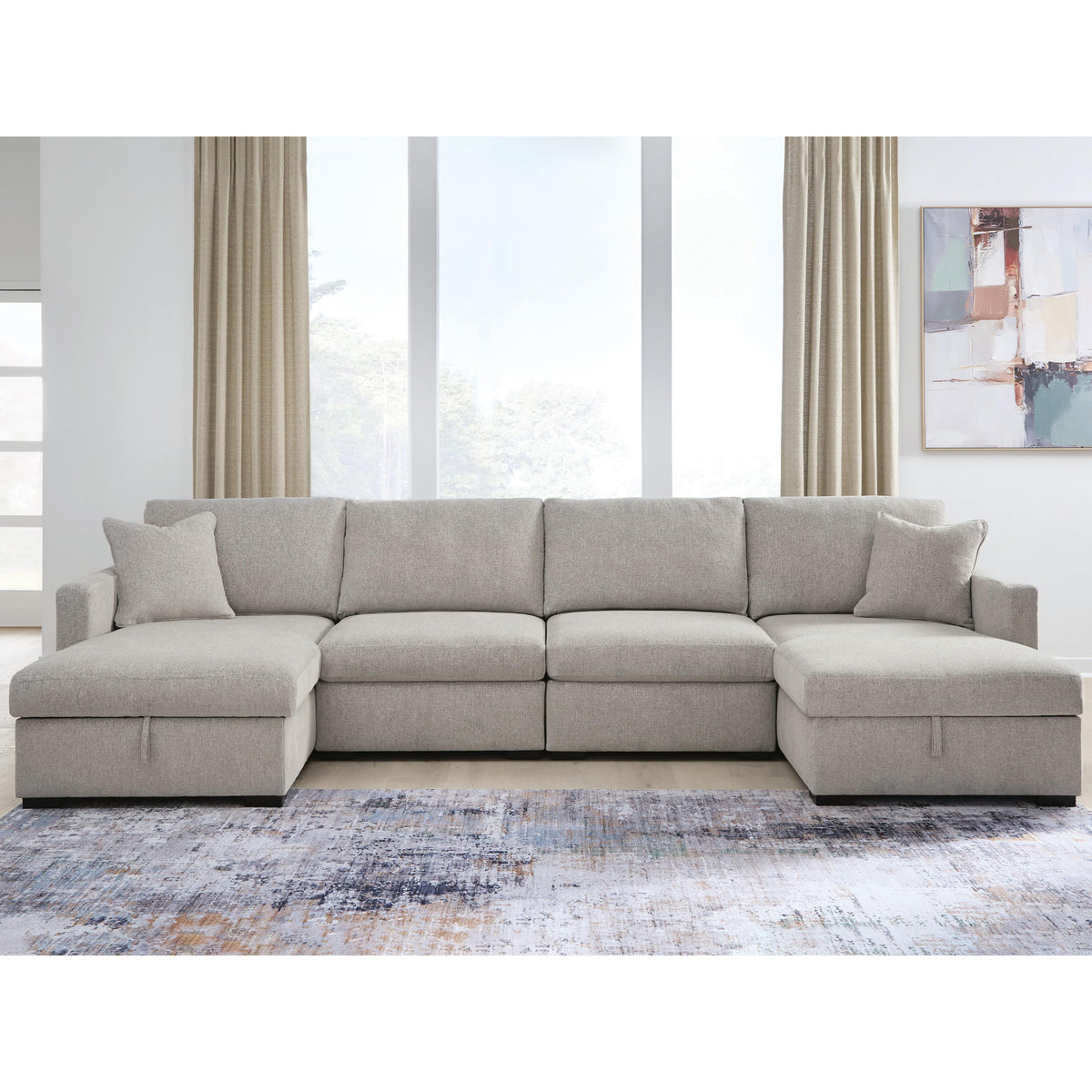 Benchcraft ModMax Luxe Fabric 4 pc Sectional 6860516S/6860517S/6860546/6860546 IMAGE 5