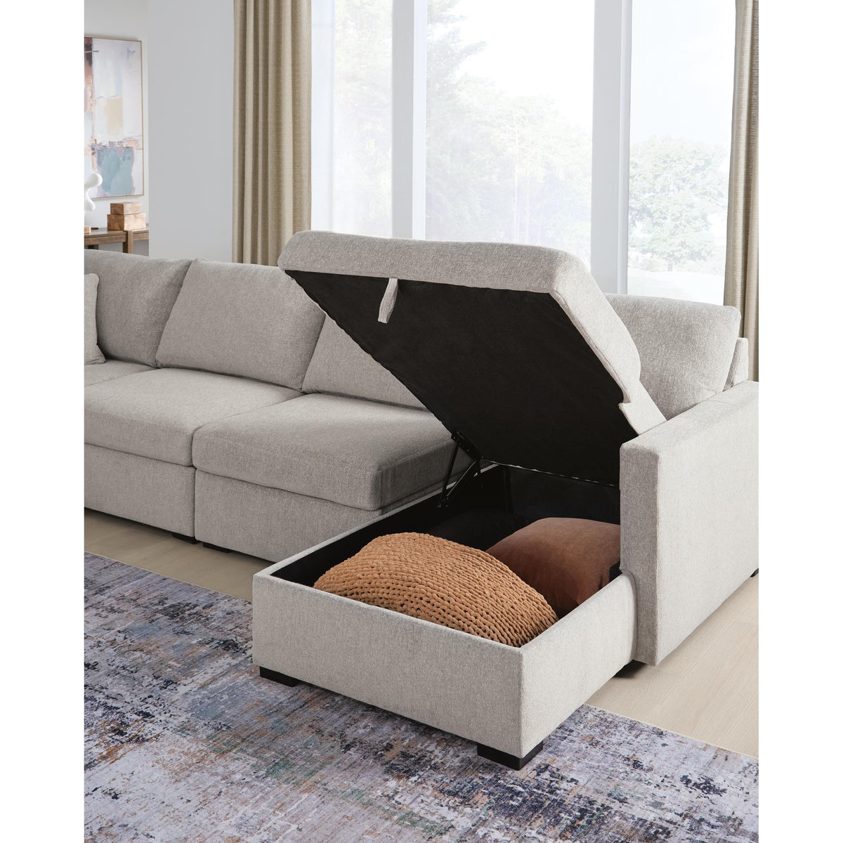 Benchcraft ModMax Luxe Fabric 4 pc Sectional 6860516S/6860517S/6860546/6860546 IMAGE 6