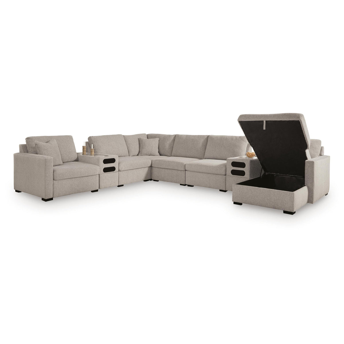 Benchcraft ModMax Luxe Fabric 8 pc Sectional 6860517S/6860527/6860527/6860546/6860546/6860546/6860564/6860577 IMAGE 1
