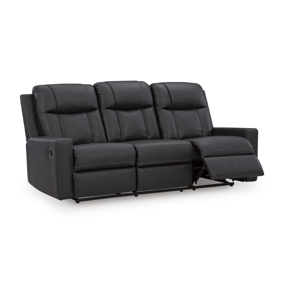 Benchcraft Mackmenville Reclining Leather Look Sofa 7471388 IMAGE 2