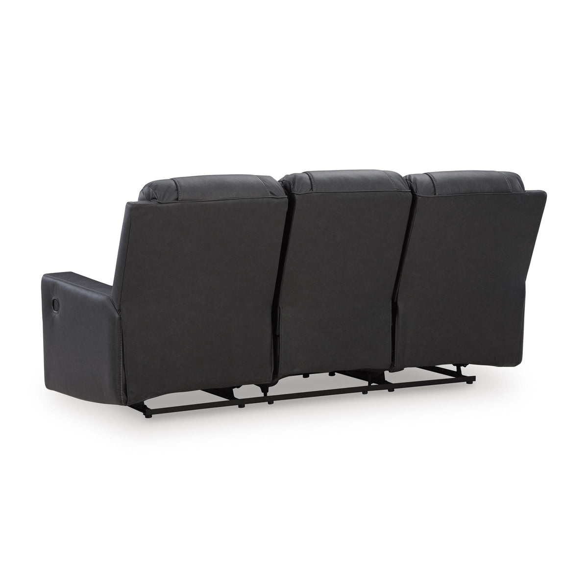Benchcraft Mackmenville Reclining Leather Look Sofa 7471388 IMAGE 4
