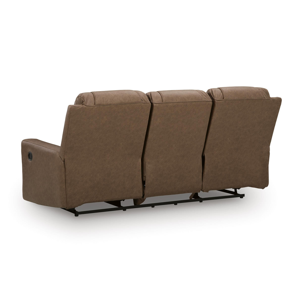 Benchcraft Mackmenville Reclining Leather Look Sofa 7471488 IMAGE 4