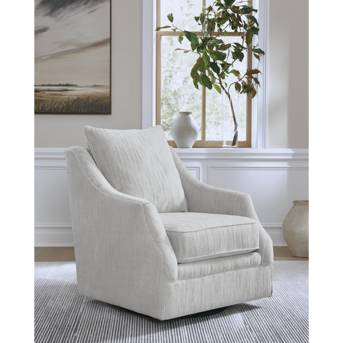 Signature Design by Ashley Gubbins Swivel Fabric Accent Chair A3000818 IMAGE 5