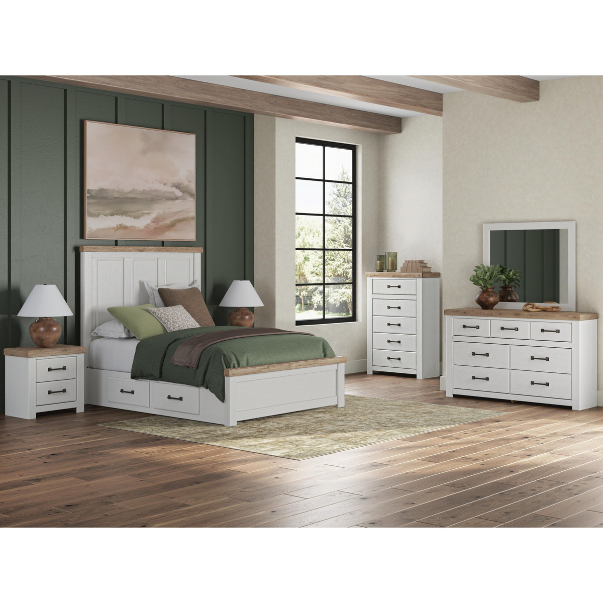 Signature Design by Ashley Savonport Queen Panel Bed with Storage B100-13/B4615-54/B4615-57/B4615-60/B4615-95 IMAGE 12