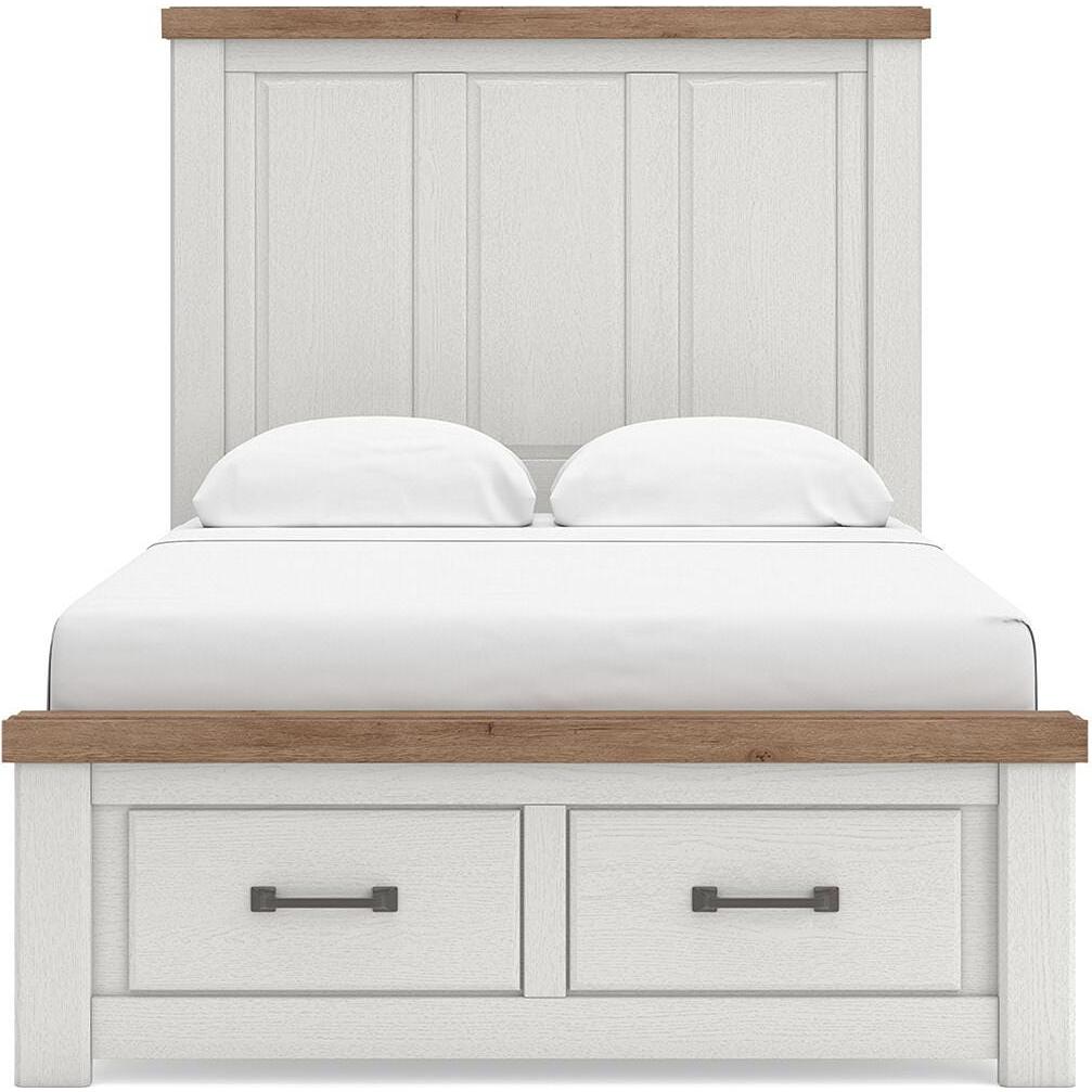 Signature Design by Ashley Savonport Full Panel Bed with Storage B100-12/B4615-84S/B4615-87/B4615-89 IMAGE 3