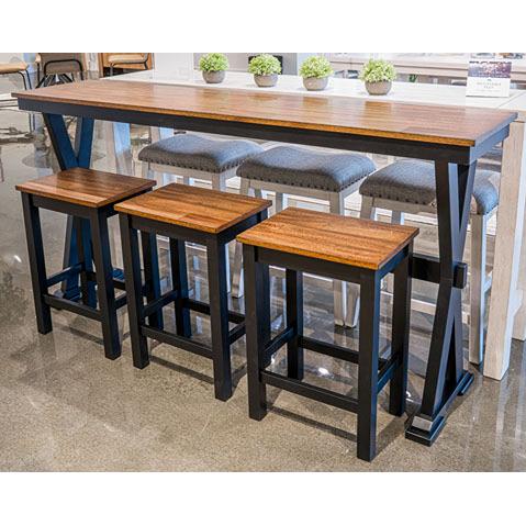 Signature Design by Ashley Wildenauer 4 pc Counter Height Dinette D634-113 IMAGE 1