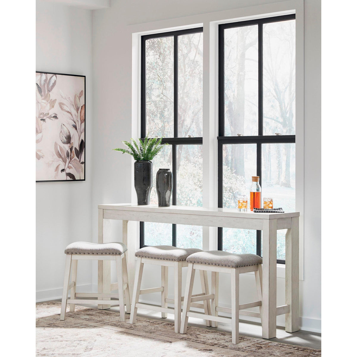 Signature Design by Ashley Robbinsdale 4 pc Counter Height Dinette D642-113 IMAGE 3