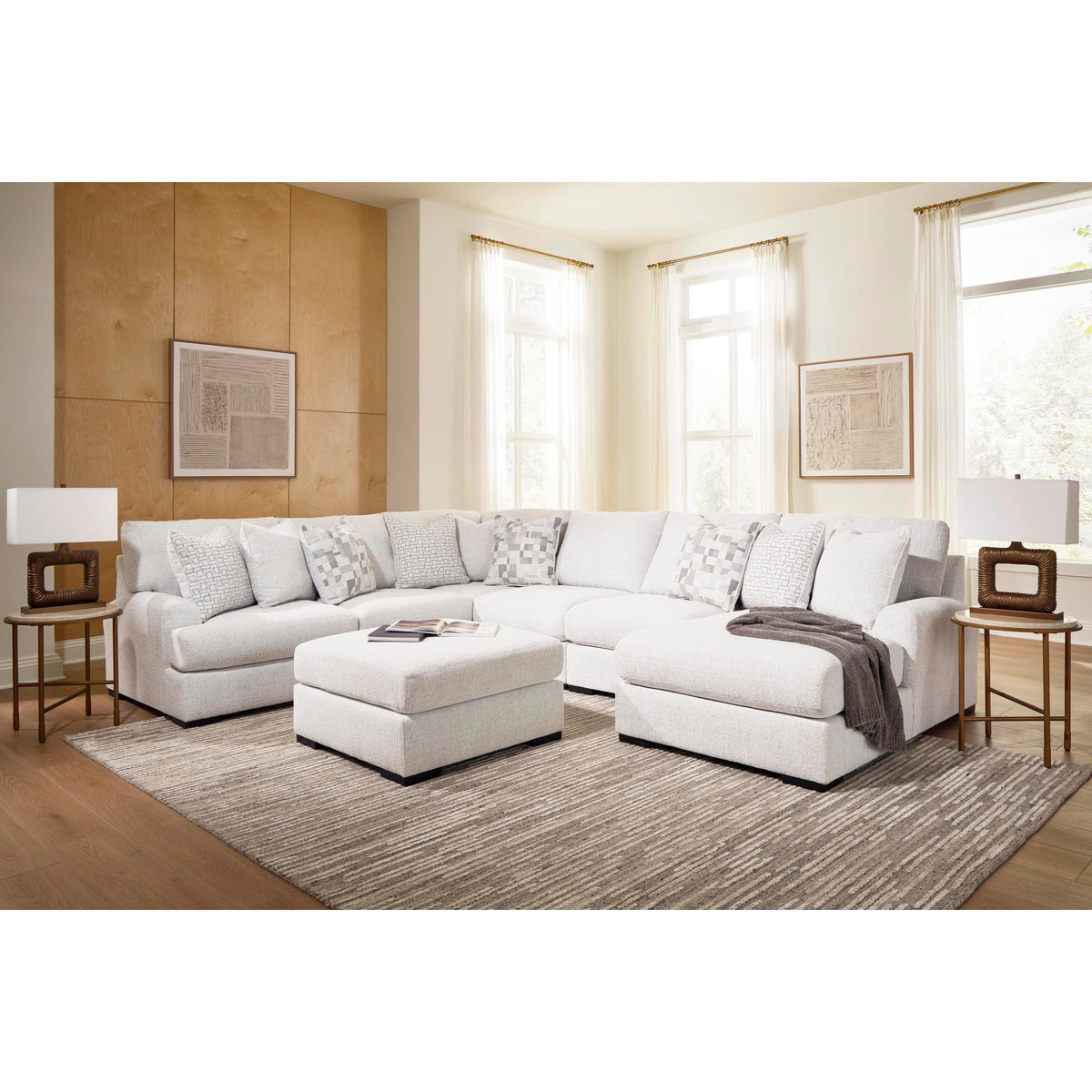 Signature Design by Ashley Misty-Lakes Fabric Ottoman PC6690608 IMAGE 9