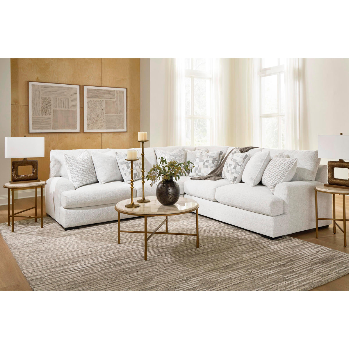 Signature Design by Ashley Misty-Lakes Fabric 3 pc Sectional PC6690655/PC6690677/PC6690656 IMAGE 3