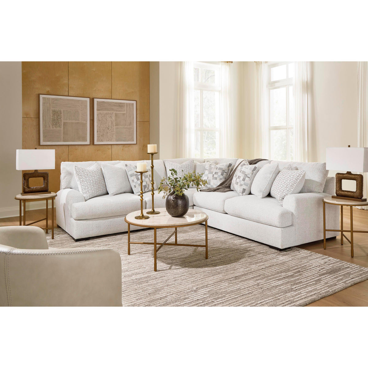 Signature Design by Ashley Misty-Lakes Fabric 3 pc Sectional PC6690655/PC6690677/PC6690656 IMAGE 4