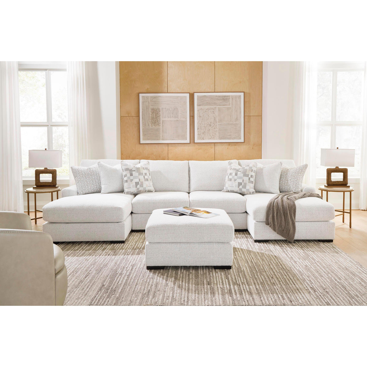 Signature Design by Ashley Misty-Lakes Fabric 4 pc Sectional PC6690616/PC6690646/PC6690646/PC6690617 IMAGE 7