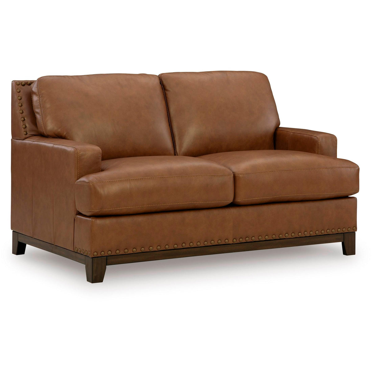 Signature Design by Ashley Saonara Stationary Leather Match Loveseat PC7310935 IMAGE 1