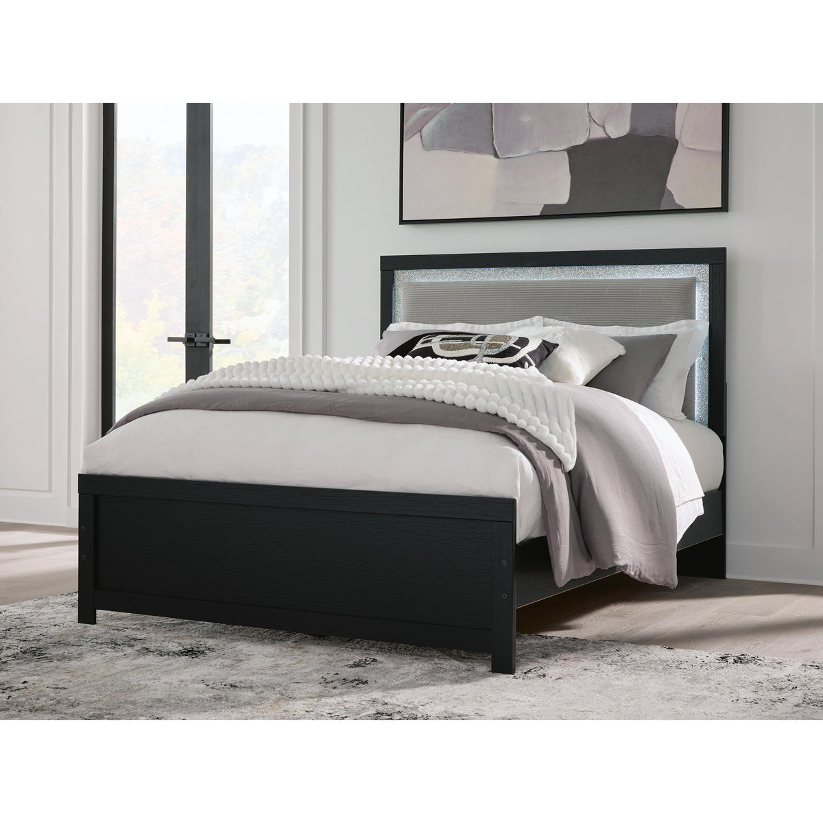 Signature Design by Ashley Maeling Queen Upholstered Panel Bed PCB1115-54/PCB1115-57/PCB1115-96 IMAGE 6