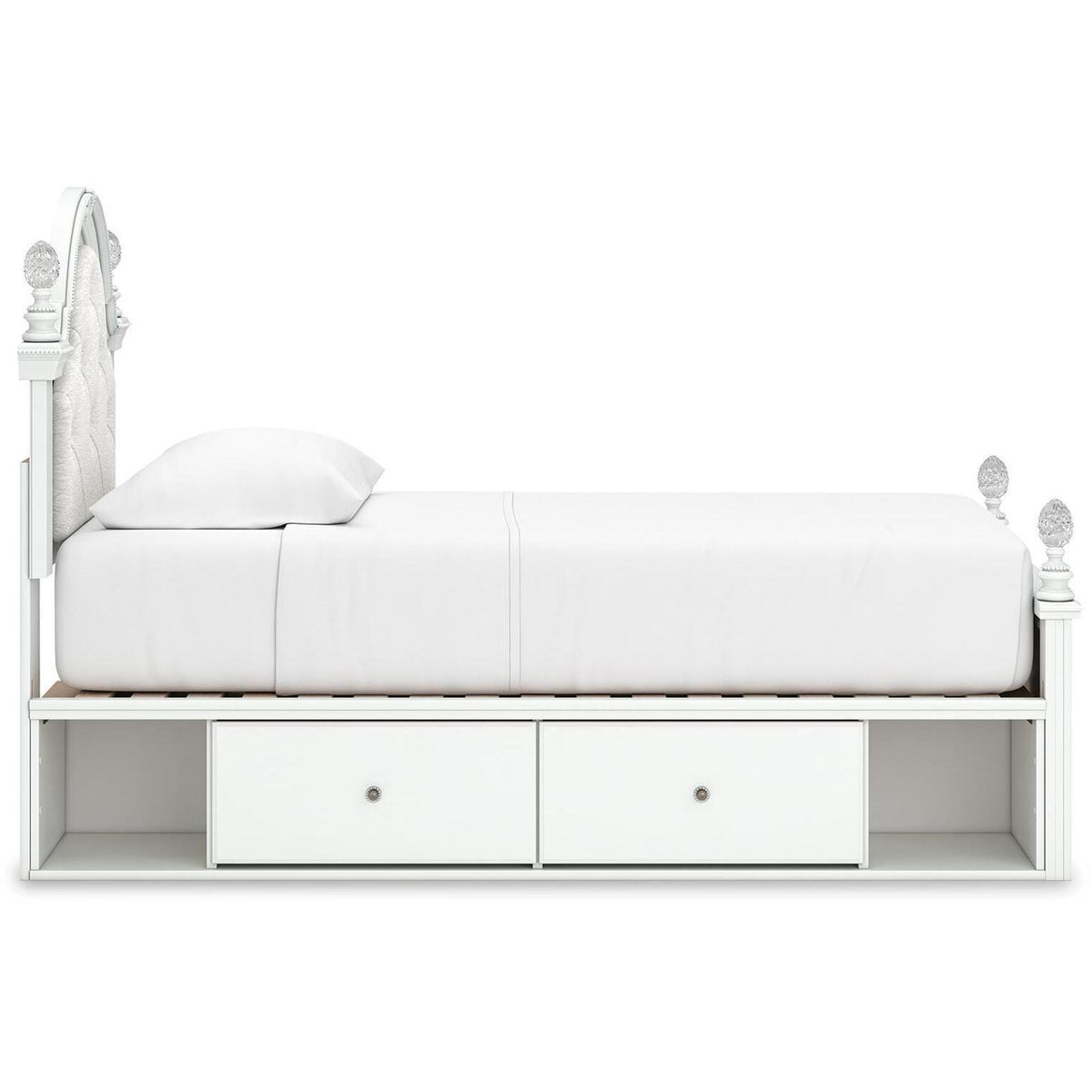 Signature Design by Ashley Kozlani Twin Upholstered Panel Bed with Storage B100-11/PCB1819-153/PCB1819-50/PCB1819-50/PCB1819-52 IMAGE 6