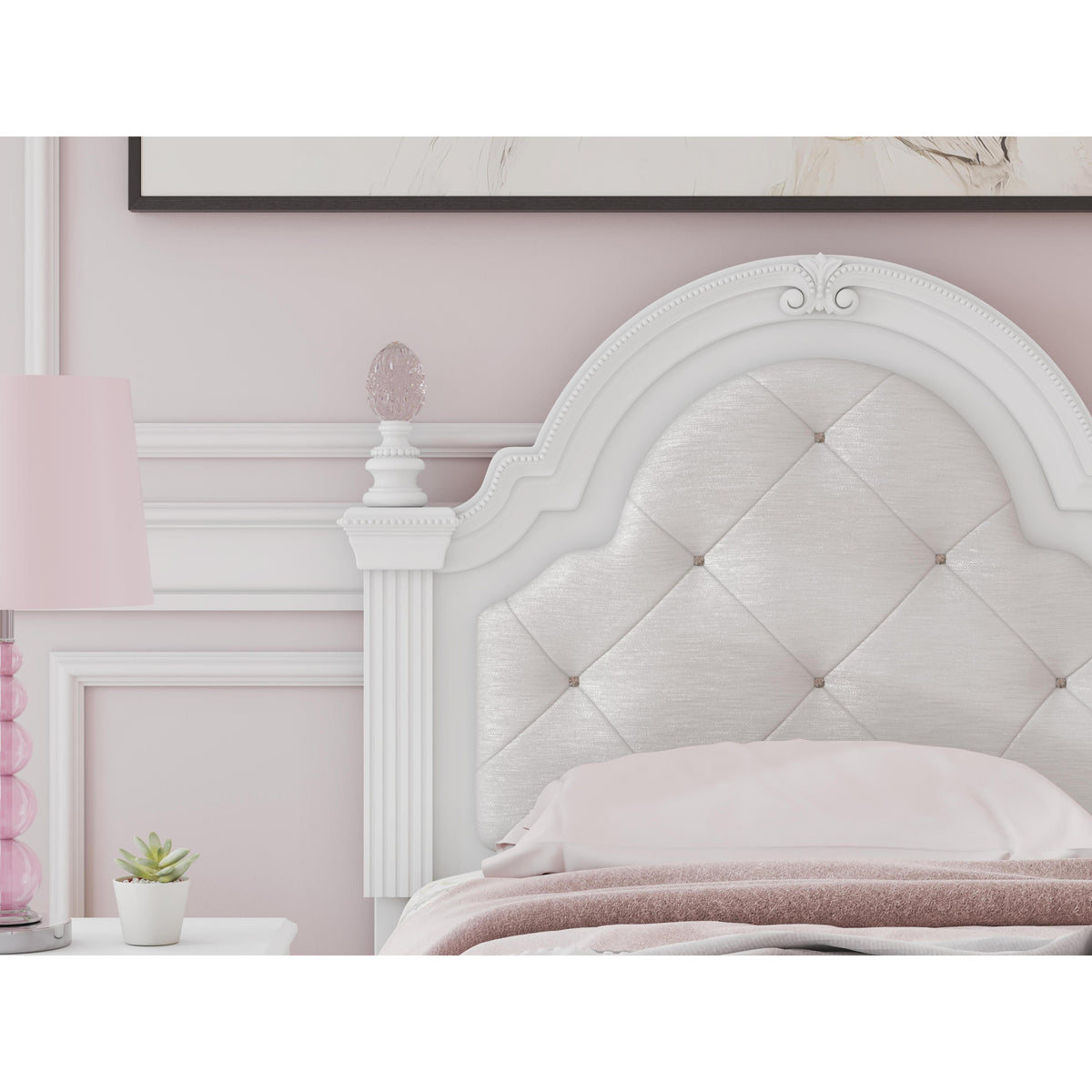 Signature Design by Ashley Kozlani Twin Upholstered Panel Bed with Storage B100-11/PCB1819-153/PCB1819-50/PCB1819-50/PCB1819-52 IMAGE 7