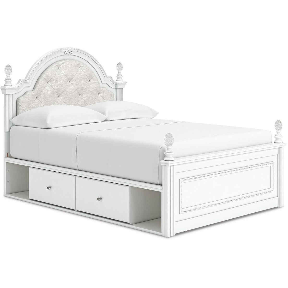 Signature Design by Ashley Kozlani Full Upholstered Panel Bed with Storage B100-12/PCB1819-187/PCB1819-50/PCB1819-50/PCB1819-84 IMAGE 1