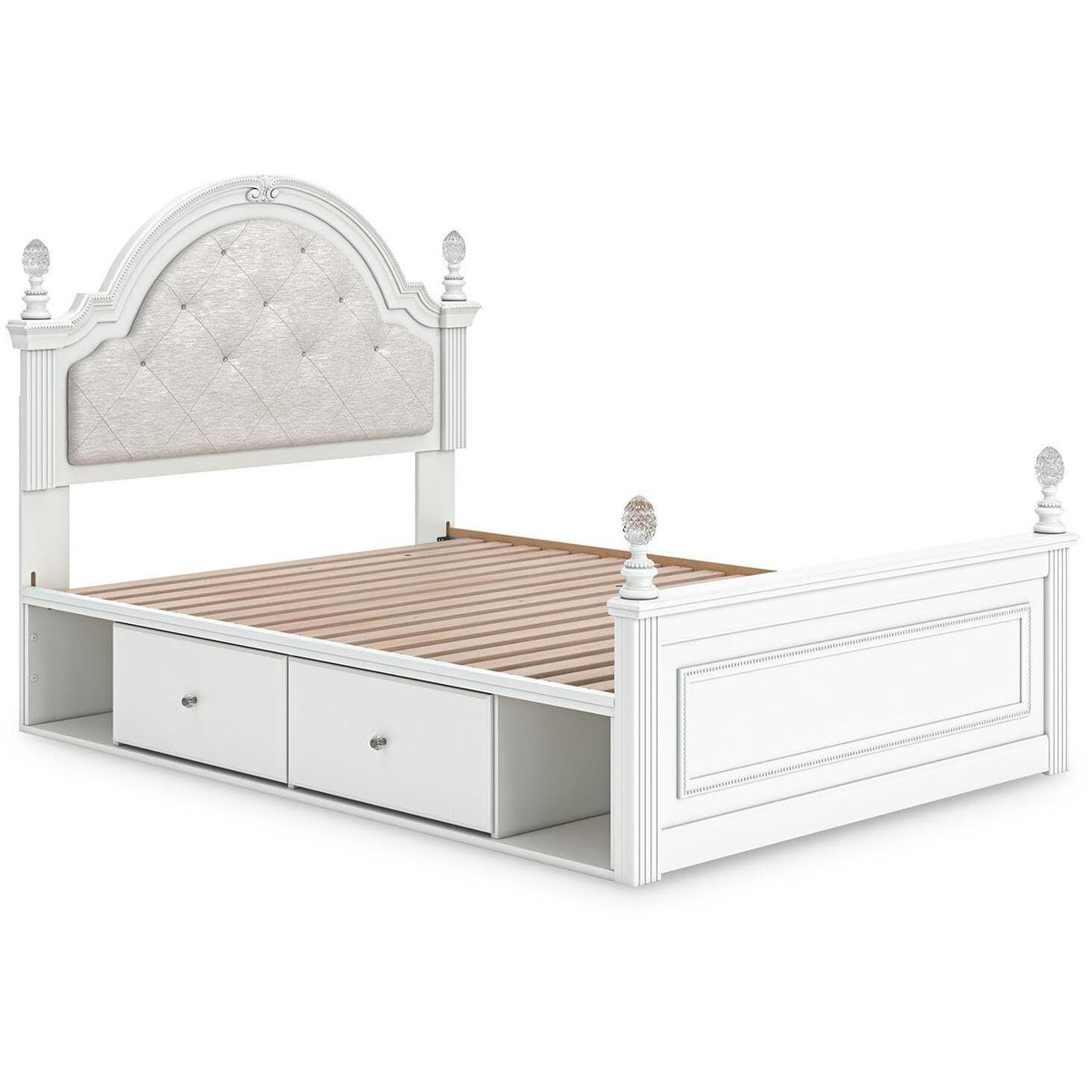 Signature Design by Ashley Kozlani Full Upholstered Panel Bed with Storage B100-12/PCB1819-187/PCB1819-50/PCB1819-50/PCB1819-84 IMAGE 5