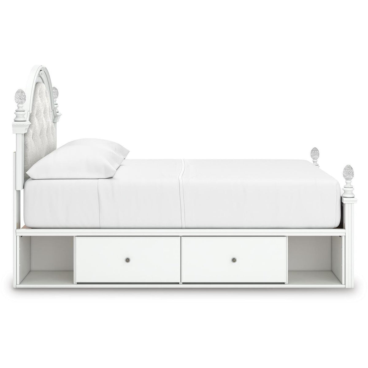 Signature Design by Ashley Kozlani Full Upholstered Panel Bed with Storage B100-12/PCB1819-187/PCB1819-50/PCB1819-50/PCB1819-84 IMAGE 6