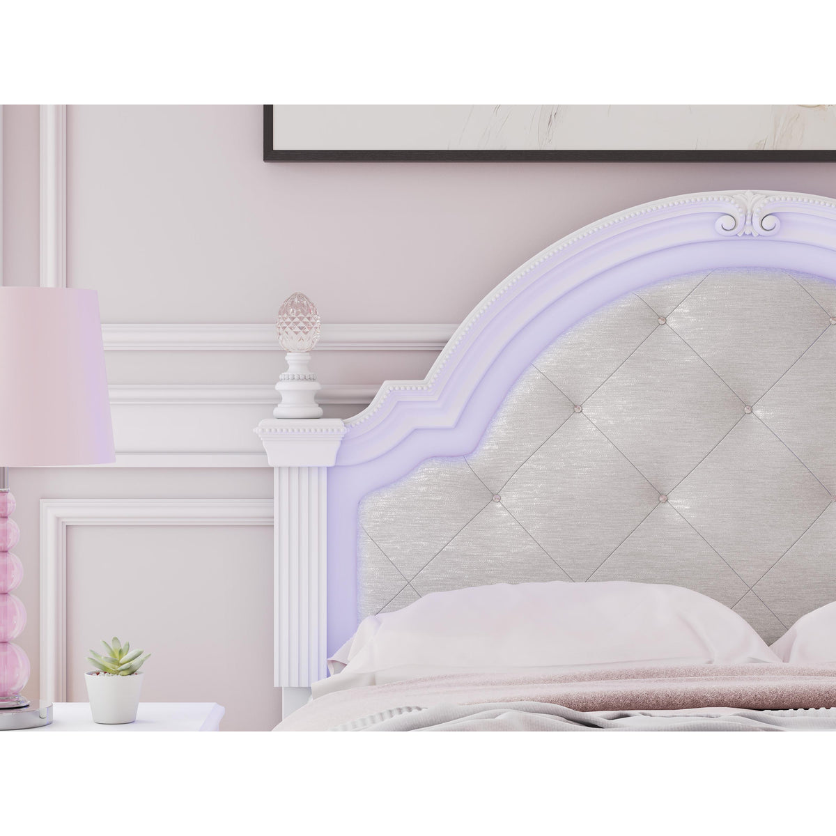 Signature Design by Ashley Kozlani Full Upholstered Panel Bed PCB1819-187/PCB1819-84/PCB1819-86 IMAGE 9