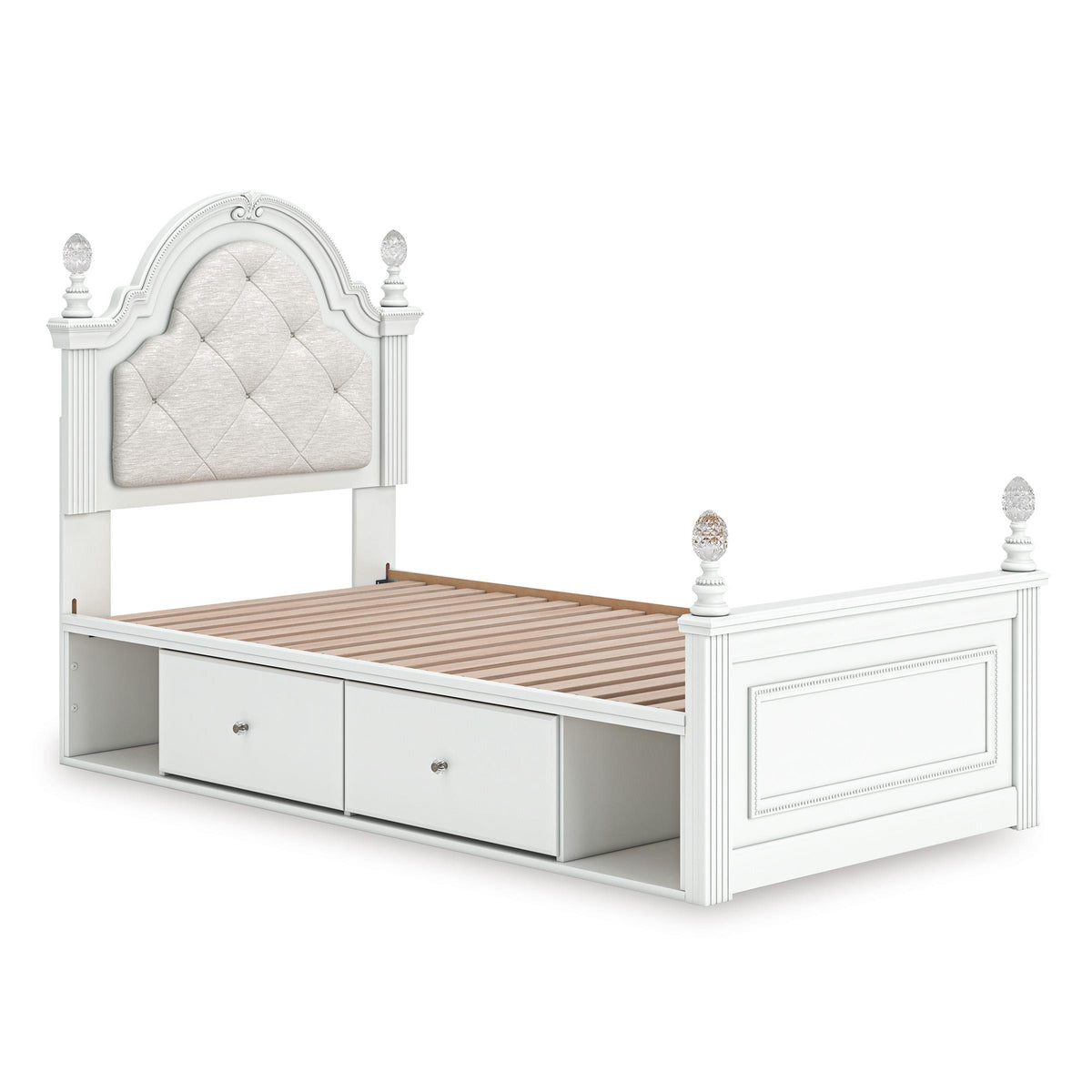 Signature Design by Ashley Kozlani Twin Upholstered Panel Bed with Storage PCB1819-153/PCB1819-52/PCB1819-150/B100-11 IMAGE 7