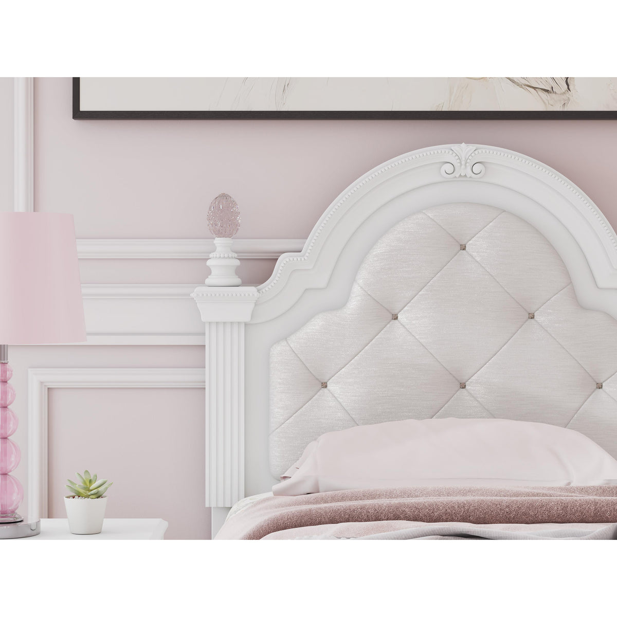 Signature Design by Ashley Kozlani Twin Upholstered Panel Bed with Storage PCB1819-153/PCB1819-52/PCB1819-150/B100-11 IMAGE 9