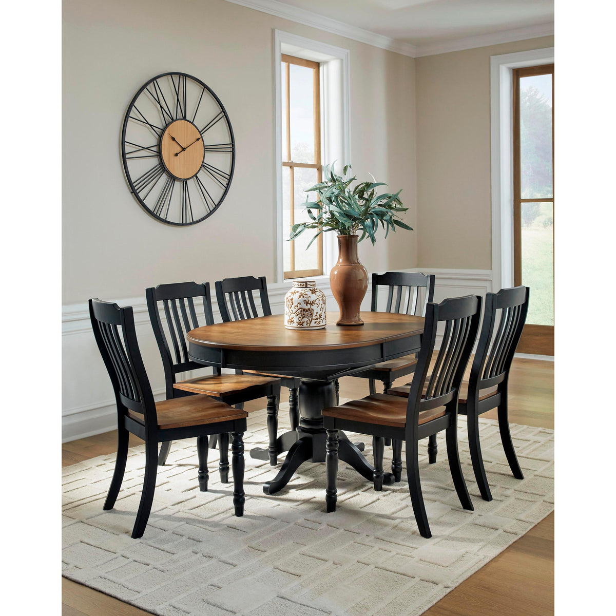 Signature Design by Ashley Oval Clorazi Dining Table PCD619-48 IMAGE 12
