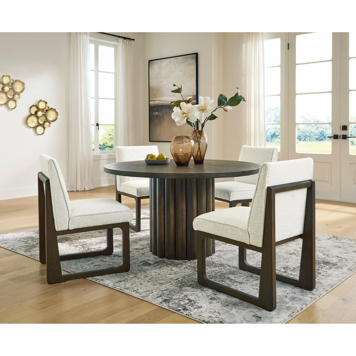 Signature Design by Ashley Round Radkin Dining Table PCD843-50 IMAGE 4