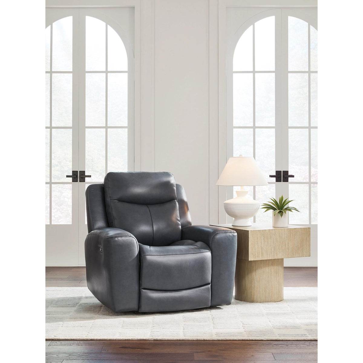 Signature Design by Ashley Next Move Power Leather Match Recliner PCU1210013 IMAGE 6
