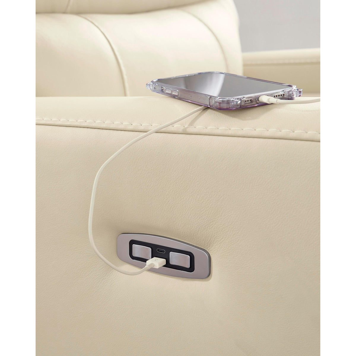 Signature Design by Ashley Pennacle Pier Power Leather Match Recliner PCU1350213 IMAGE 10