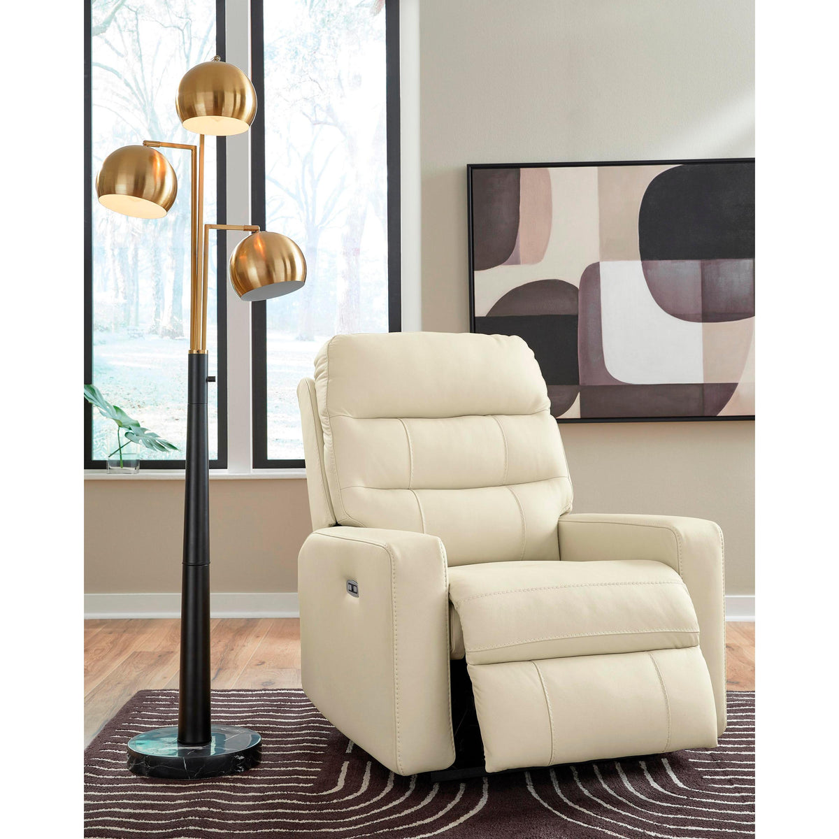 Signature Design by Ashley Pennacle Pier Power Leather Match Recliner PCU1350213 IMAGE 6